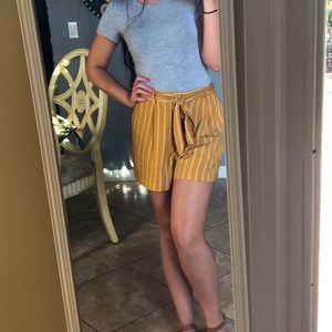 Mustard Yellow shorts
